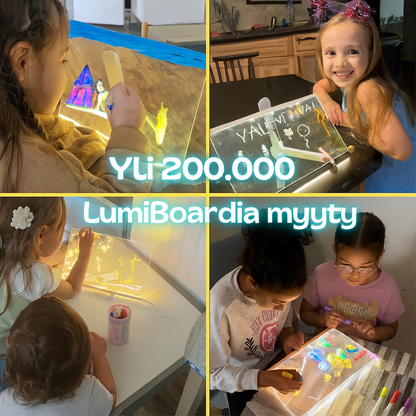 LumiBoard™ – Piirrä valolla, ilman sotkua